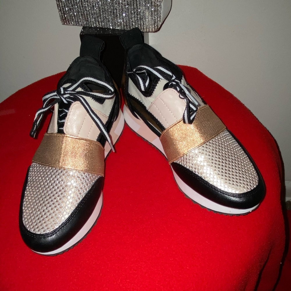 Steve Madden Metallic Sneakers
